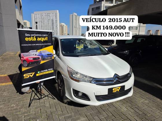CITROËN C4 LOUNGE 1.6 TENDANCE 16V TURBO FLEX 4P AUTOMÁTICO CITROËN C4 LOUNGE 1.6 TENDANCE 16V TURBO FLEX 4P AUTOMÁTICO